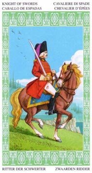 Knight of Swords in the deck Lenormand