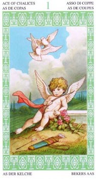 Ace of Cups in the deck Lenormand