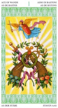 Ace of Wands in the deck Lenormand