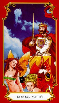 King of Swords in the deck Taro Loginov