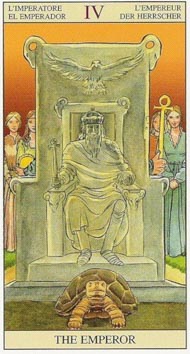 The Emperor in the deck New Vision Tarot