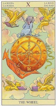 Wheel of Fortune in the deck New Vision Tarot