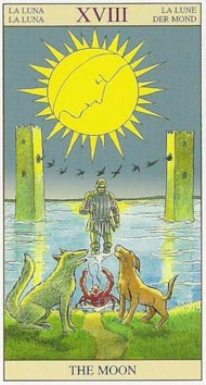 The Moon in the deck New Vision Tarot