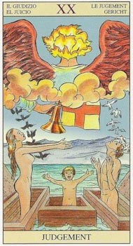 Judgment in the deck New Vision Tarot