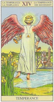 Temperance in the deck New Vision Tarot