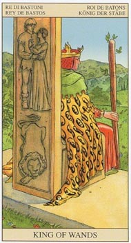 King of Wands in the deck New Vision Tarot