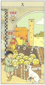 Ten of Pentacles in the deck After Tarot 