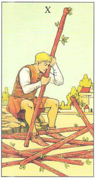 Ten of Wands in the deck After Tarot 