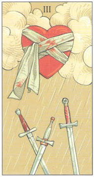 Three of Swords in the deck After Tarot 