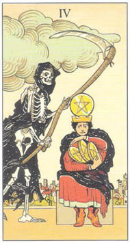 Four of Pentacles in the deck After Tarot 