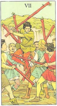 Seven of Wands in the deck After Tarot 