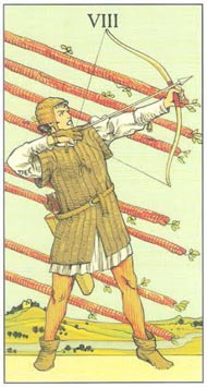 Eight of Wands in the deck After Tarot 