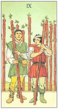 Nine of Wands in the deck After Tarot 