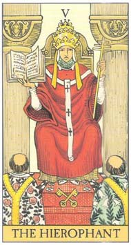 The Hierophant in the deck After Tarot 