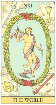 The World in the deck After Tarot 