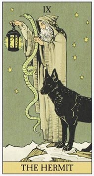 The Hermit in the deck After Tarot 