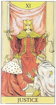 Justice  in the deck After Tarot 