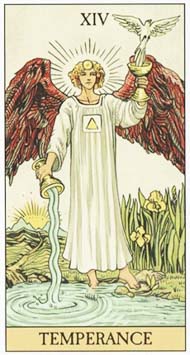 Temperance in the deck After Tarot 