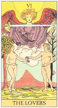 The Lovers in the deck After Tarot 