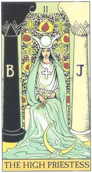 The High Priestess in the deck After Tarot 