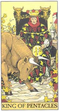 King of Pentacles in the deck After Tarot 