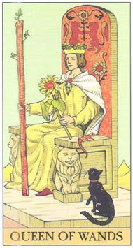 Queen of Wands in the deck After Tarot 