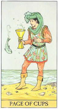 Page of Cups in the deck After Tarot 