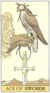 Ace of Swords in the deck After Tarot 