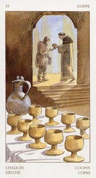 Ten of Cups in the deck Renaissance Tarot