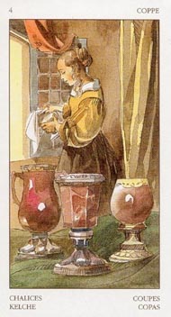 Four of Cups in the deck Renaissance Tarot