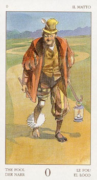 The Fool in the deck Renaissance Tarot