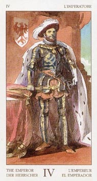 The Emperor in the deck Renaissance Tarot