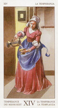 Temperance in the deck Renaissance Tarot