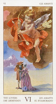 The Lovers in the deck Renaissance Tarot