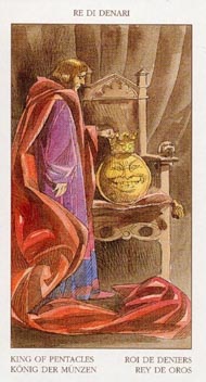 King of Pentacles in the deck Renaissance Tarot