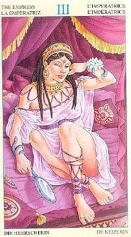 The Empress in the deck Universal Goddess Tarot