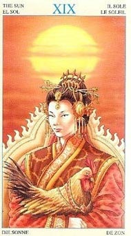 The Sun in the deck Universal Goddess Tarot