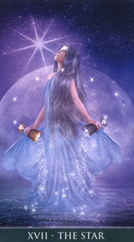 The Star in the deck Thelema Tarot