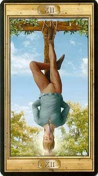 The Hanged Man in the deck The Pictorial Key Tarot