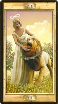 Strength in the deck The Pictorial Key Tarot