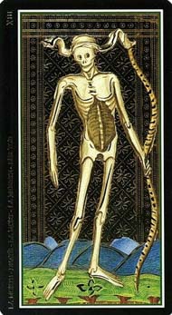 Death in the deck Visconti-Sforza Tarot