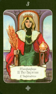 The Empress in the deck Era of Aquarius Tarot