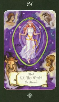 The World in the deck Era of Aquarius Tarot