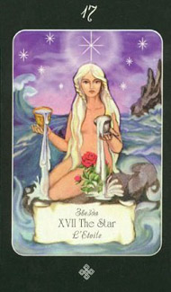 The Star in the deck Era of Aquarius Tarot