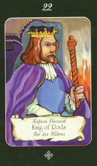 King of Wands in the deck Era of Aquarius Tarot