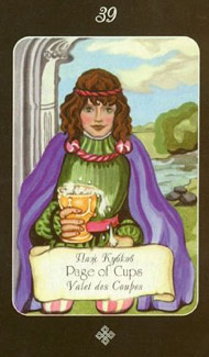 Page of Cups in the deck Era of Aquarius Tarot