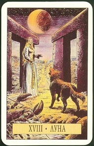 The Moon in the deck Arcus Arcanum Tarot