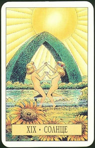 The Sun in the deck Arcus Arcanum Tarot