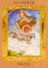 The Emperor in the deck Goddess Tarot