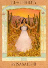 The Empress in the deck Goddess Tarot